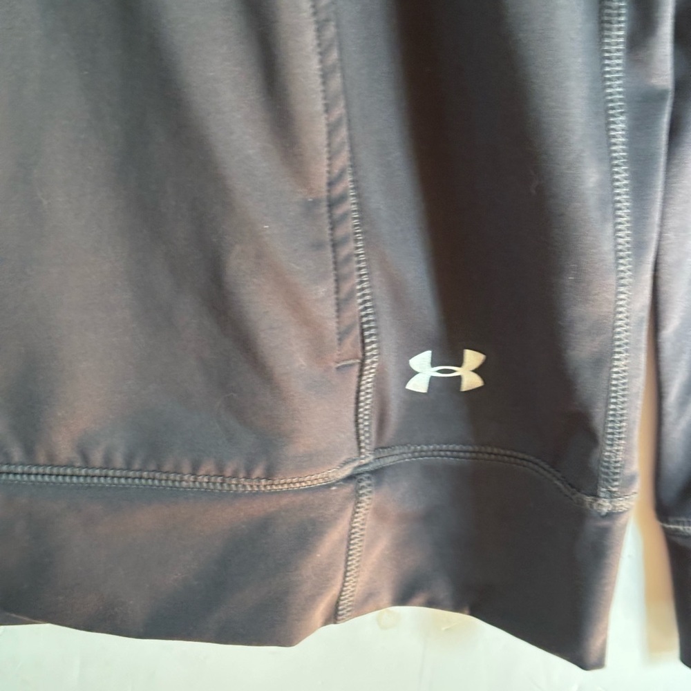 UNDER ARMOUR Charcoal Quarter-Zip Hoodie - Picture 8 of 12